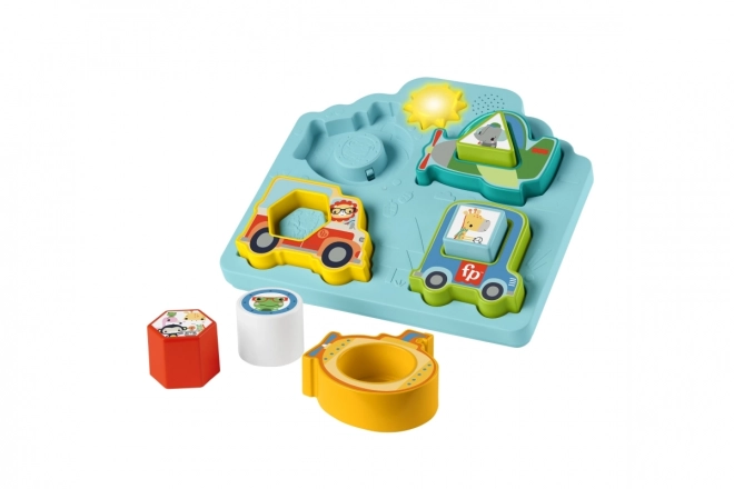 Puzzle Veicoli e Forme Fisher-Price Luci e Suoni