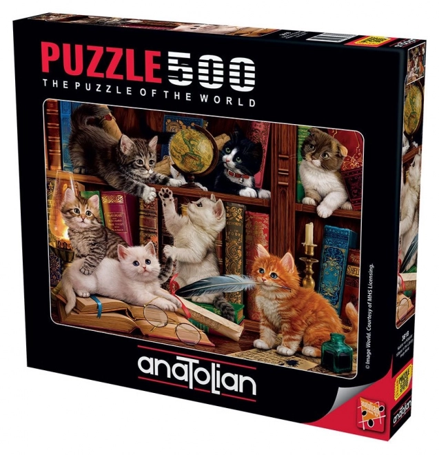 Puzzle Gattini in Biblioteca 500 pezzi