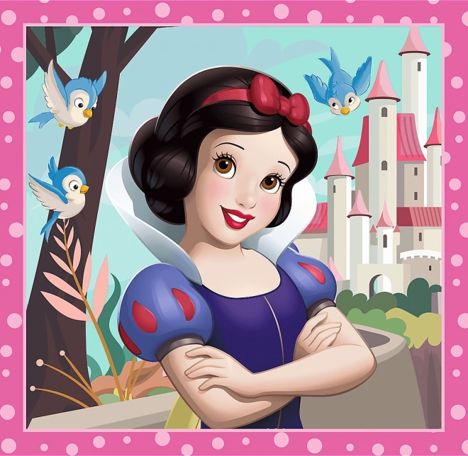 Puzzle 3 in 1 Principesse Disney Fiori Bellissimi