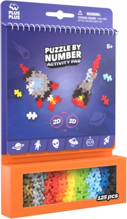 Plus-Plus Activity spazio – set di costruzione creativo 2D/3D