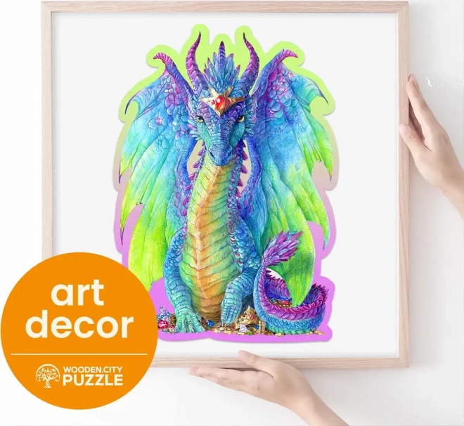 Puzzle in legno Drago maestoso 150 pezzi