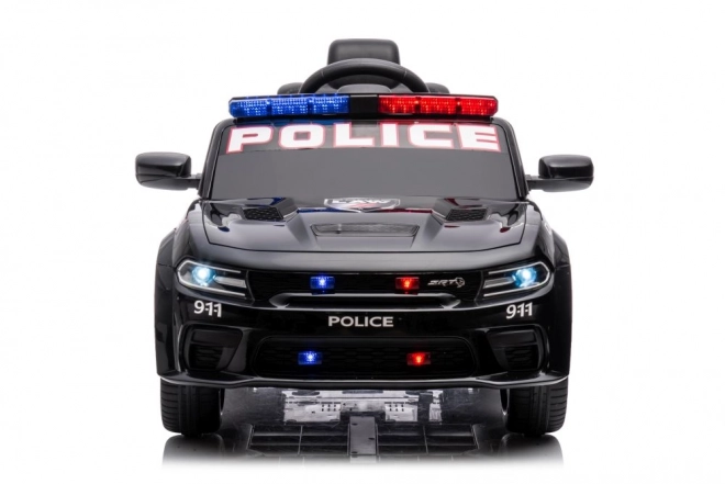 Auto a batteria Dodge Charger della polizia nero