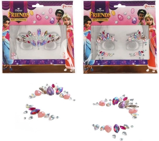 Pietruzze decorative per il viso Principessa