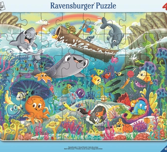 Puzzle per bambini Amici dell'oceano 48 pezzi