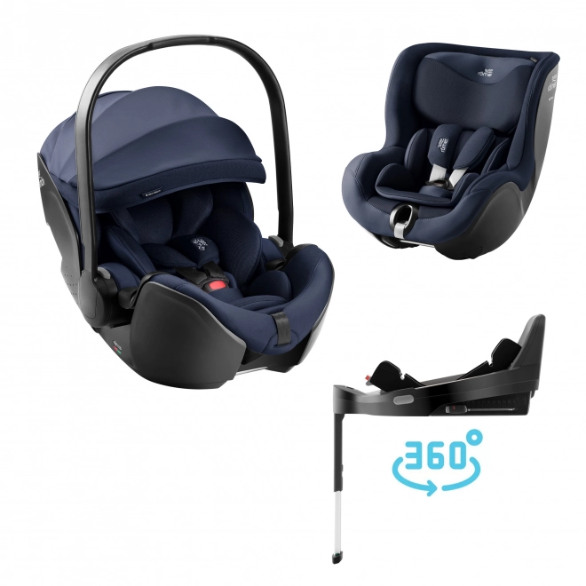 Set seggiolino Auto Baby-Safe Pro e Base Vario 5Z con seggiolino Dualfix 5Z Style, Night Blue