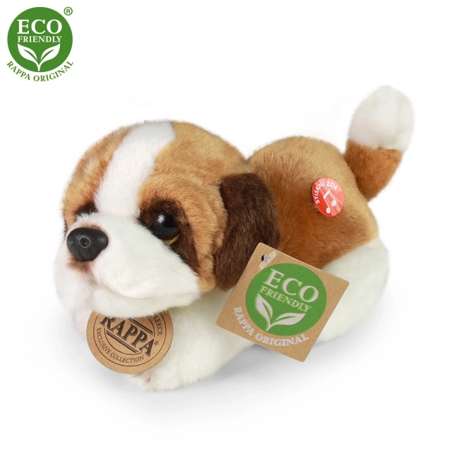 Cane di Peluche Sdraiato con Suono Eco-Friendly