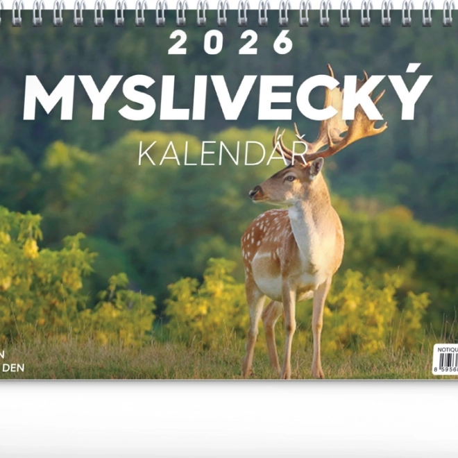 Calendario da tavolo Notique per cacciatori 2026