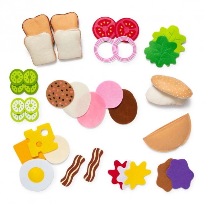 Set Felt Sandwiches per Bambini