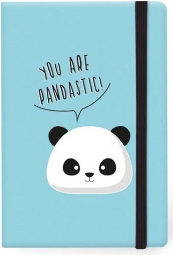 Block notes con copertina rigida con panda A5