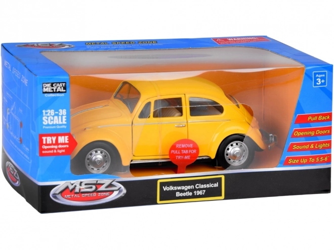 Volkswagen Maggiolino Classico 1967 in Scala 1:36