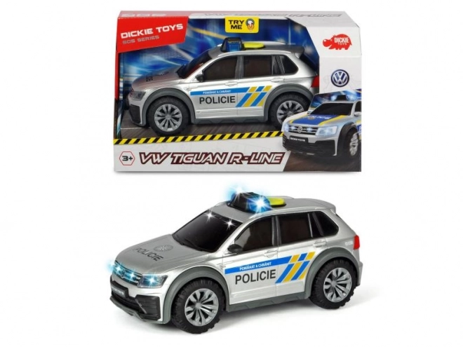 Auto della polizia VW Tiguan R-Line versione ceca