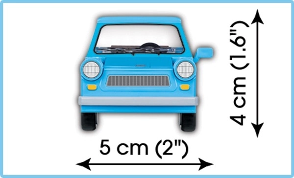 Modello Trabant 601 1:35 da Costruzione