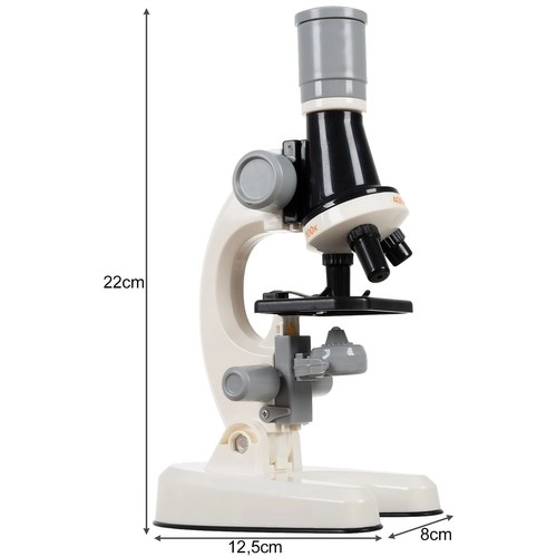 Microscopio educativo con ingrandimento 1200x