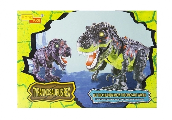 Dinosauro a Batteria Tirannosauro Verde