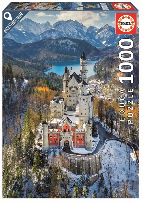 Puzzle Educa Neuschwanstein Castello dall'aria 1000 pezzi