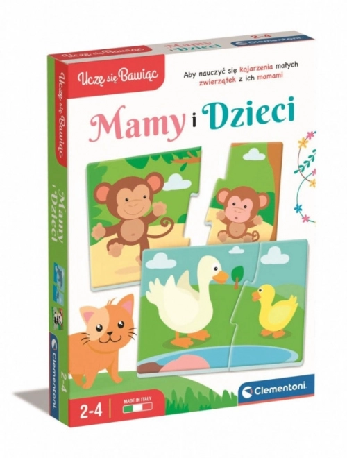 Gioco educativo Mamme e Cuccioli Clementoni