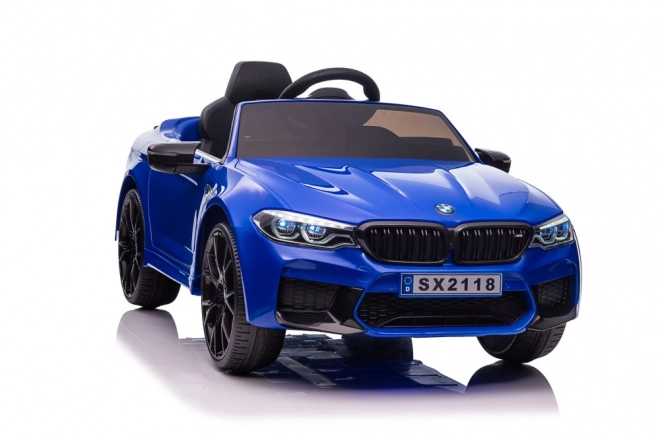 Auto elettrico per bambini BMW M5 blu