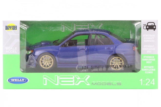 Modello in metallo Subaru Impreza WRX STI