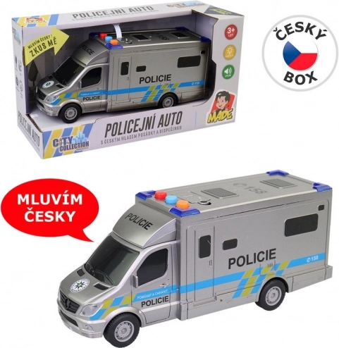Auto della polizia 1:16 con luci e suoni, 19,5 cm