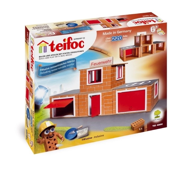 Set di inizio costruzione casa con mattoncini