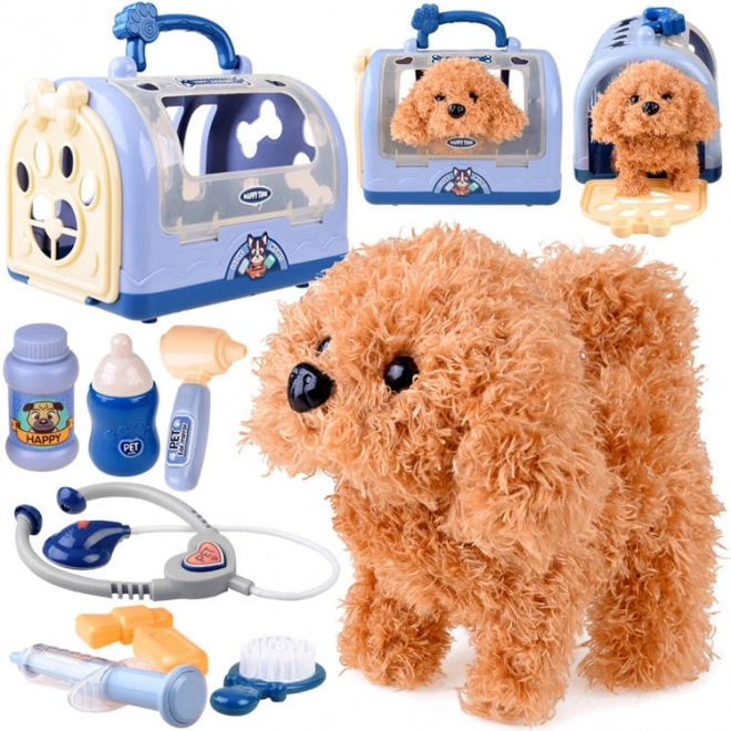 Cagnolino interattivo set piccolo veterinario