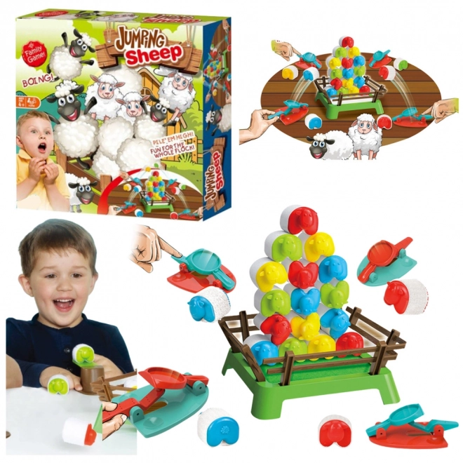 Gioco di destrezza famigliare pecorelle saltellanti