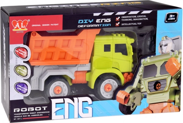 Due giocattoli in uno: auto e robot