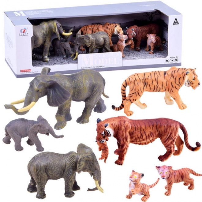 Set di figure animali safari – C