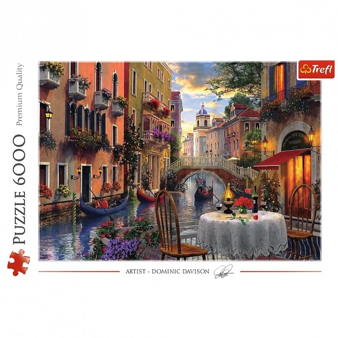 Puzzle cena romantica 6000 pezzi