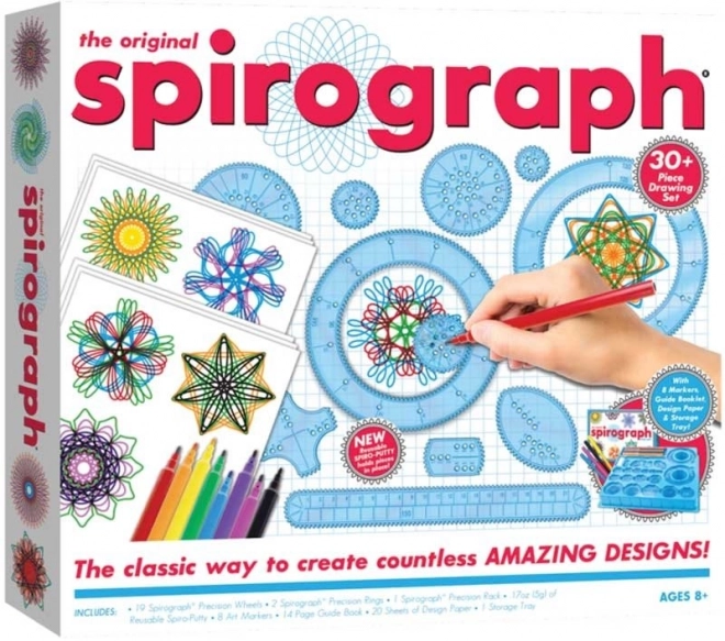 Set creativo con spirografo