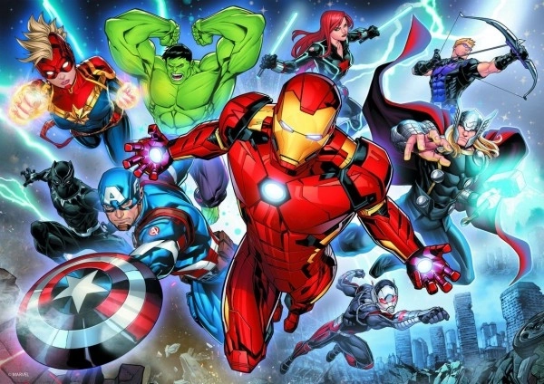 Puzzle 200 pezzi - Coraggiosi Avengers