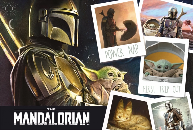 Puzzle forma super XL STAR WARS: Mandalorian 160 pezzi