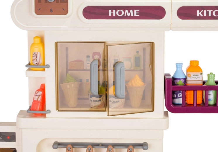 Rubinetto funzionante e pratici spazi contenitivi