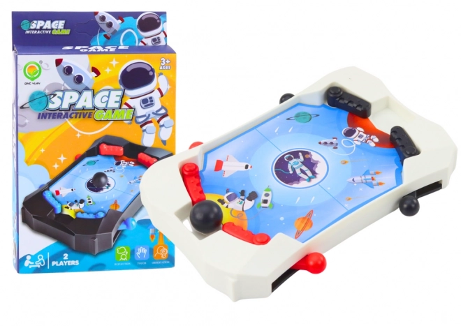 Gioco di abilità mini pallina spaziale bianca