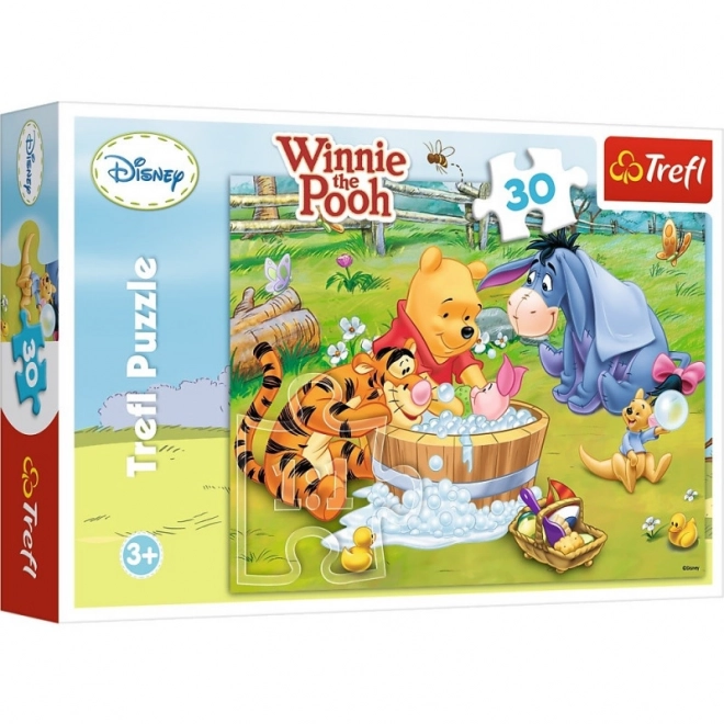 Puzzle 30 pezzi Winnie the Pooh Bagnetto di Pimpi