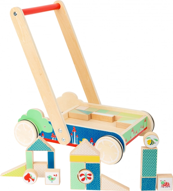 Carrello in legno con blocchi Move It!