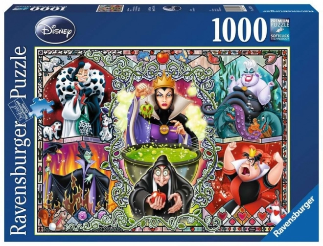 Puzzle 1000 pezzi Disney Donne Malvagie