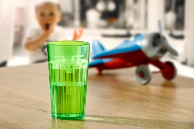 Tazza da allenamento infrangibile per bambini verde