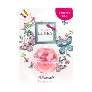 Lukky lucidalabbra a diamante 2-in-1, gusto dolce, colori: chiaro