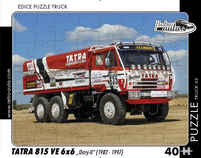 Puzzle Retro Veicoli Camion Tatra 815 VE 6x6