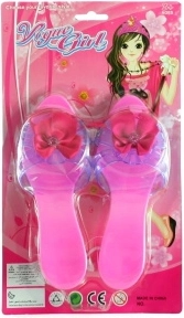 Scarpine in plastica con fiocco per bambini