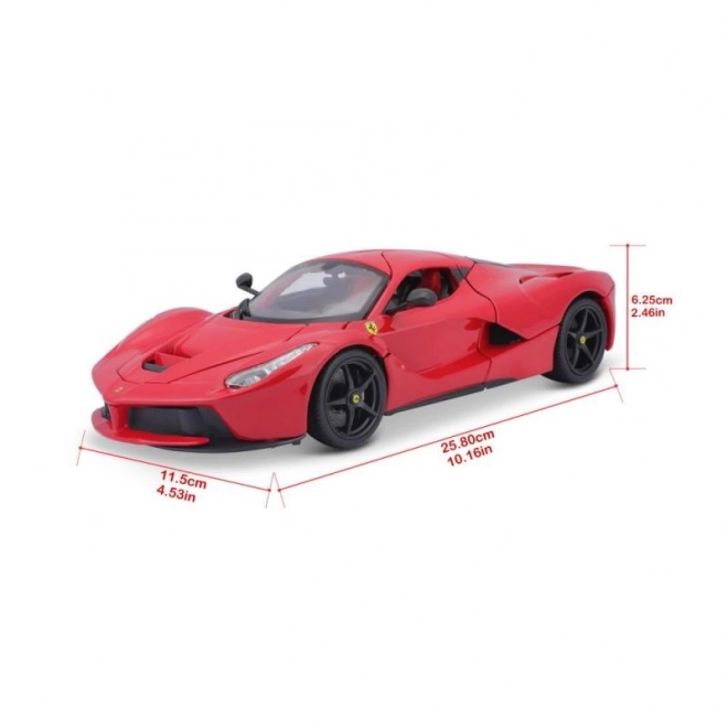 Bburago Ferrari LaFerrari 1:18 - Rosso