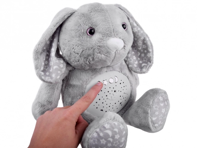 Proiettore peluche coniglio ninna nanna