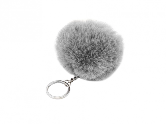 Pendente peloso per borsa e portachiavi