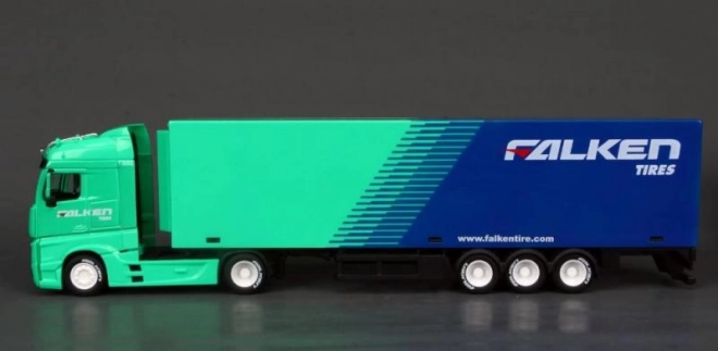 Camion con Rimorchio Bburago MB Actros Gigaspace Firestone in Scala 1:43