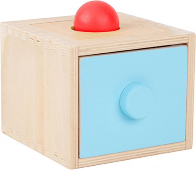 Woopie Green giocattolo educativo in legno con cassetto Montessori