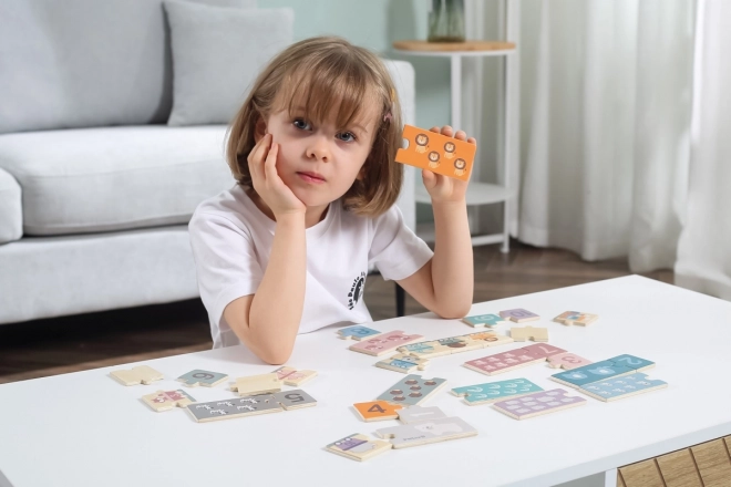 Puzzle in legno numerici Montessori