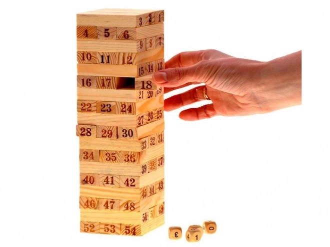 Gioco di abilità in legno Jenga Torre Instabile