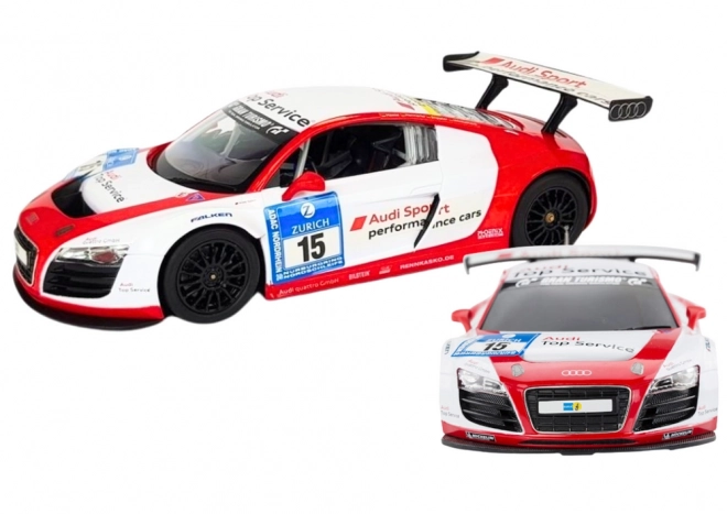 Auto telecomando sportivo Audi R8 LMS bianco