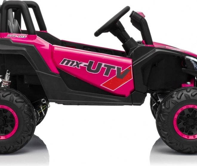 Auto elettrico per bambini Buggy Madman UTV-MX rosa